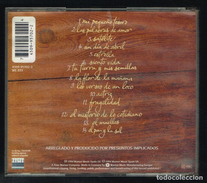 CDs de m&uacute;sica: PRESUNTOS IMPLICADOS - EL PAN Y LA SAL - CD 1994 - Foto 2