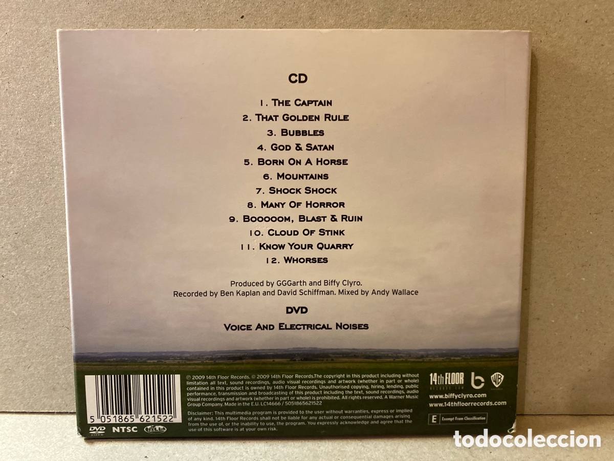 CDs de m&uacute;sica: Biffy Clyro - Only Revolutions (CD + DVD) - Foto 3