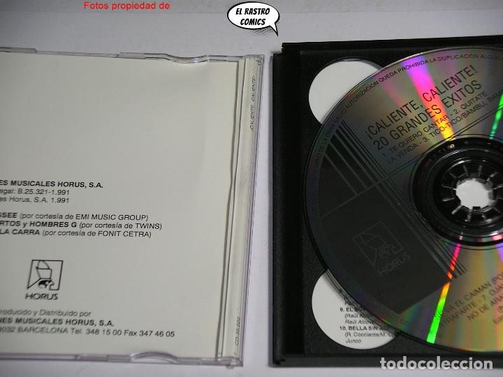 CDs de m&uacute;sica: Caliente Caliente 20 Super &Eacute;xitos, doble, 2 CD, Horus, 1991 - Foto 4