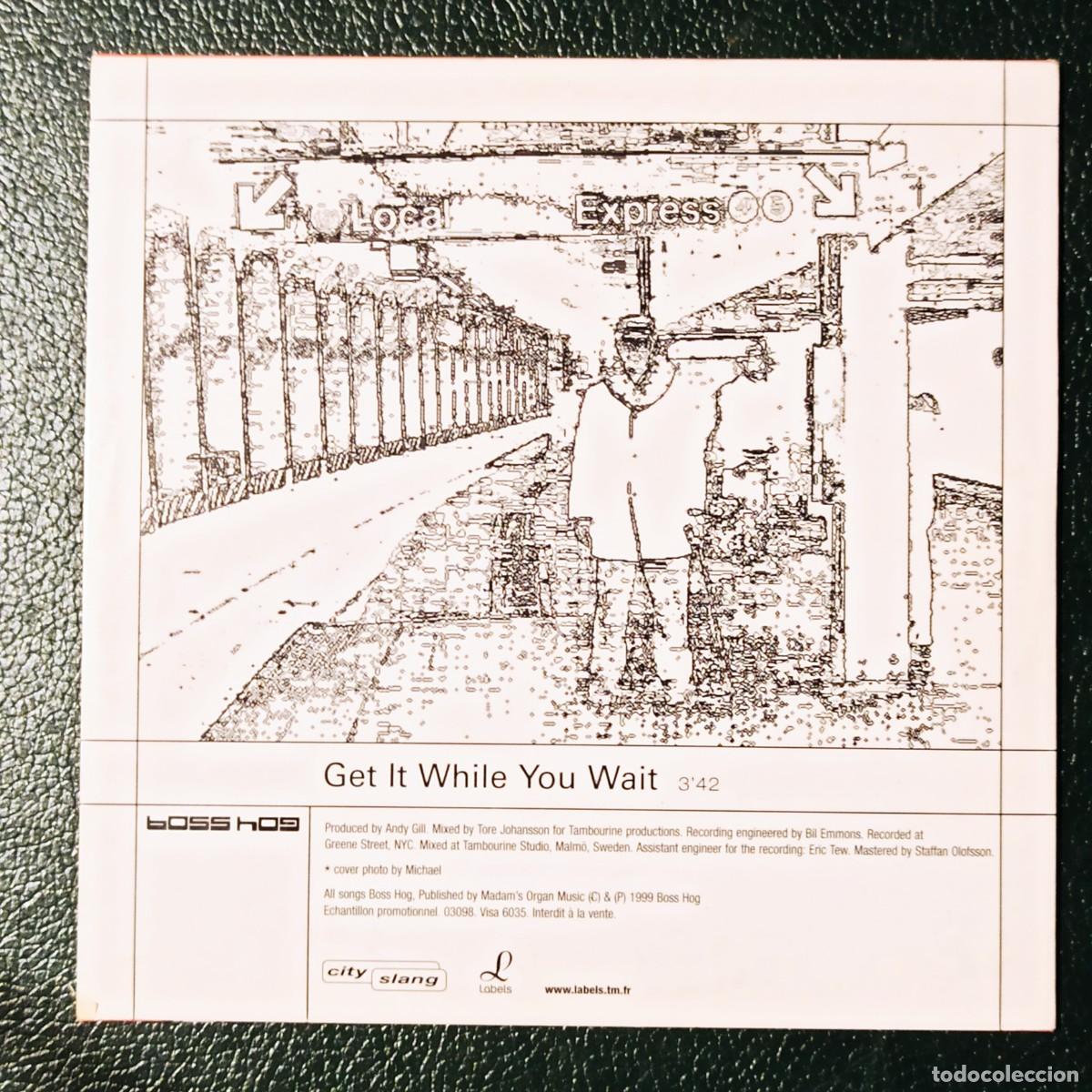 CDs de m&uacute;sica: CD Boss Hog &ndash; Get It While You Wait - Foto 2