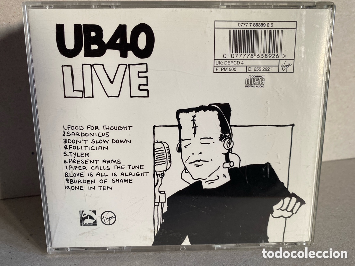 CDs de m&uacute;sica: UB40 - Live (CD, Album) - Foto 2