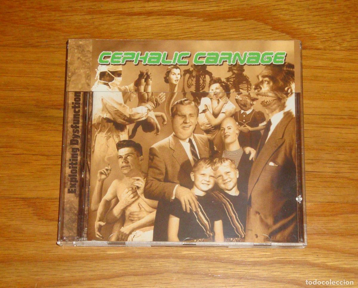 CDs de m&uacute;sica: CEPHALIC CARNAGE - Exploiting Dysfunction CD - Foto 1