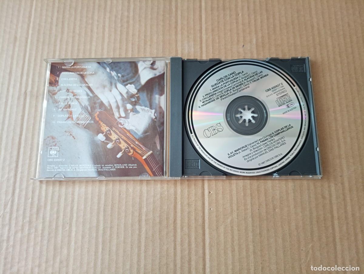 CDs de m&uacute;sica: CARLOS CANO - QUEDATE CON LA COPLA CD 1987 - Foto 2