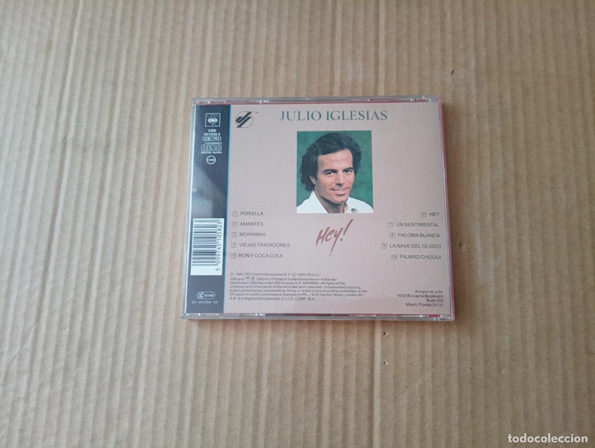 CDs de m&uacute;sica: JULIO IGLESIAS - HEY CD - Foto 3