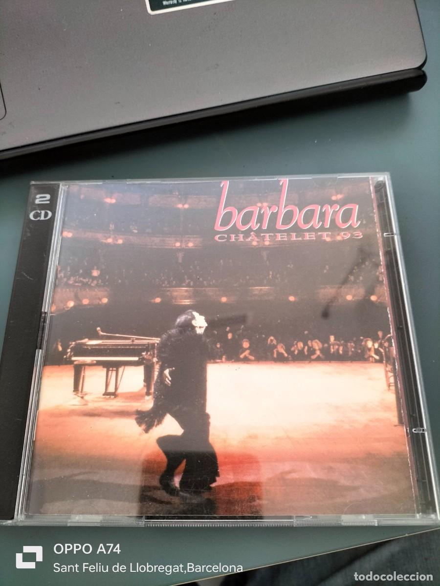 CDs de m&uacute;sica: RAR 2 CDS. BARBARA. CH&Acirc;TELET 93. - Foto 1