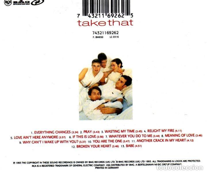 CDs de m&uacute;sica: �R519 - TAKE THAT. EVERYTHING CHANGES. CD. - Foto 2