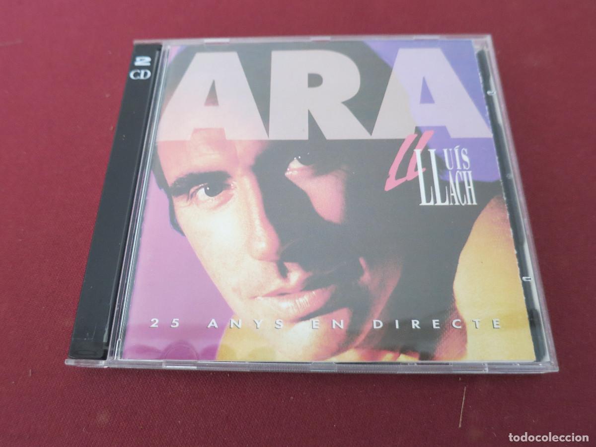 CDs de m&uacute;sica: CD LLUIS LLACH ARA 25 ANYS EN DIRECTE DOBLE CD - Foto 1