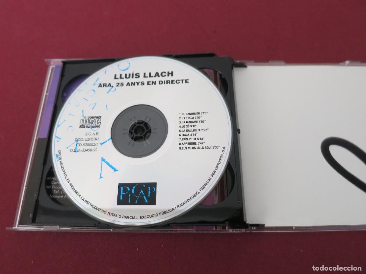 CDs de m&uacute;sica: CD LLUIS LLACH ARA 25 ANYS EN DIRECTE DOBLE CD - Foto 4