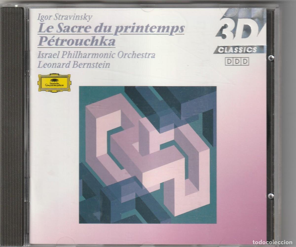 CDs de m&uacute;sica: STRAVINSKY - LE SACRE DU PRINTEMPS (CD DGG) LEONARD BERNSTEIN - Foto 1