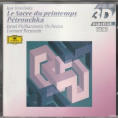 CDs de Música: STRAVINSKY - LE SACRE DU PRINTEMPS (CD DGG) LEONARD BERNSTEIN