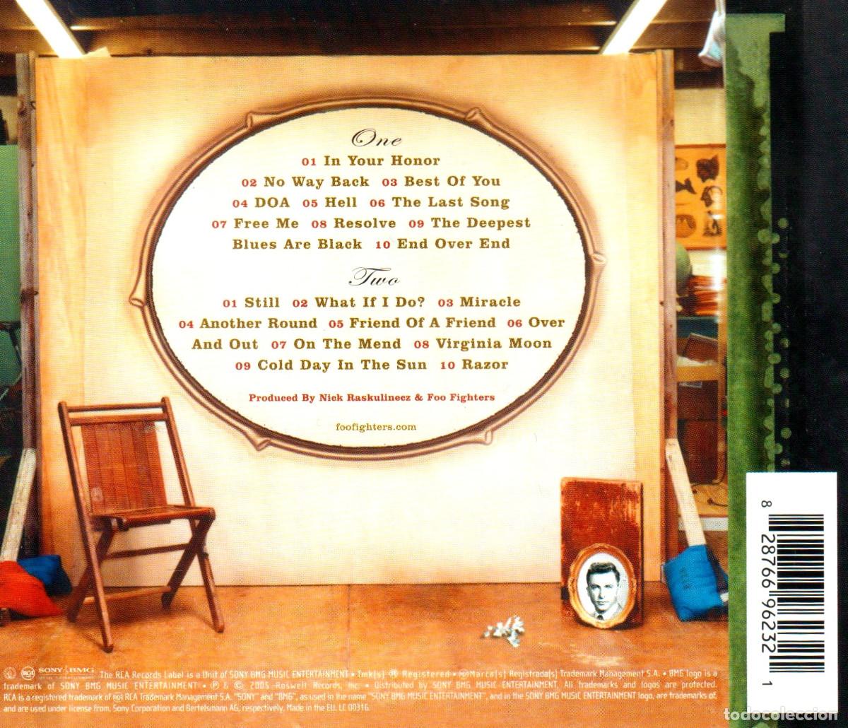 CDs de m&uacute;sica: �R7036 - [DOBLE CD]. FOO FIGHTERS. IN YOUR HONOR. - Foto 2