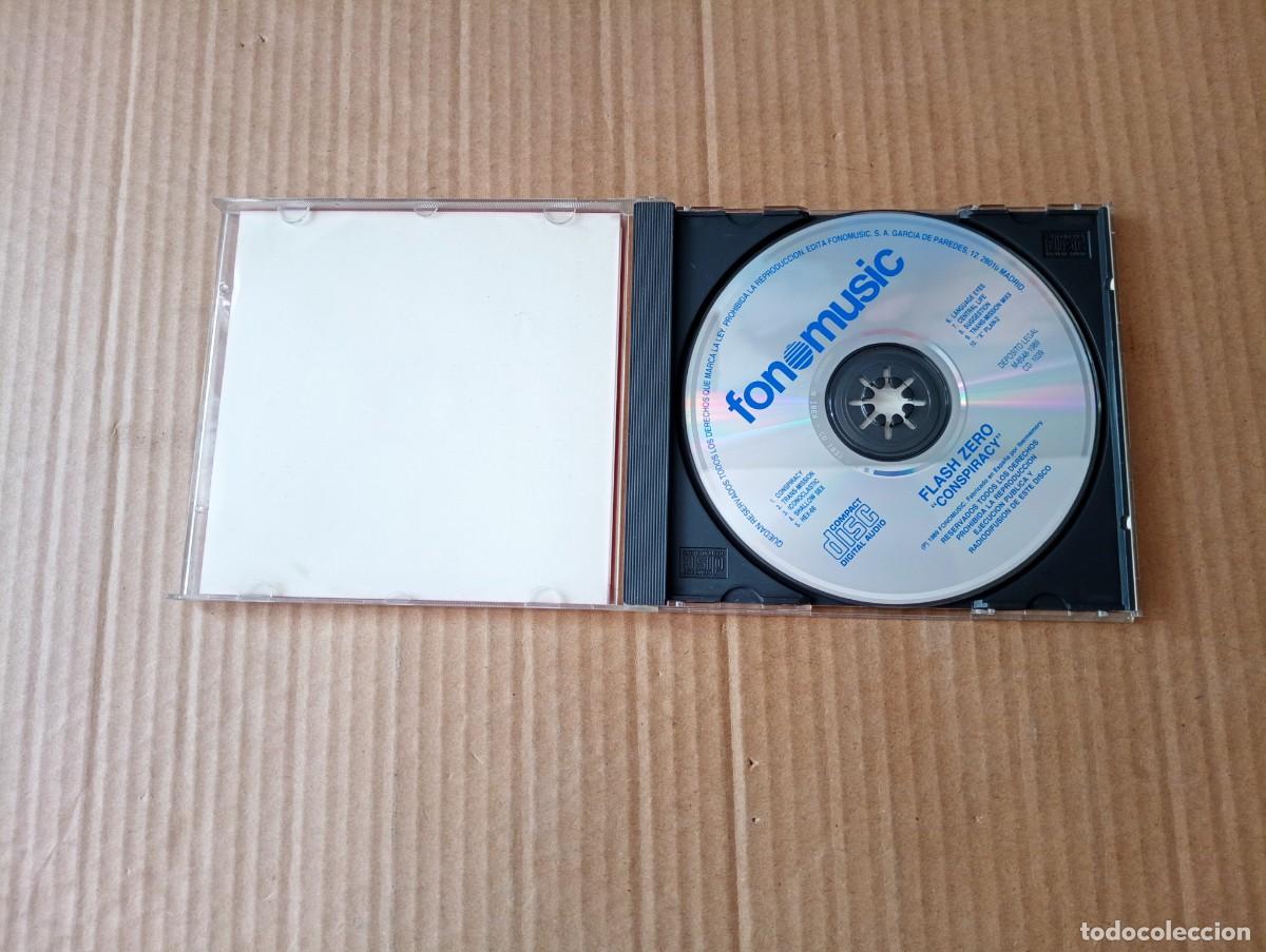 CDs de m&uacute;sica: FLASH ZERO - CONSPIRACY CD 1989 E.B.M - Foto 2