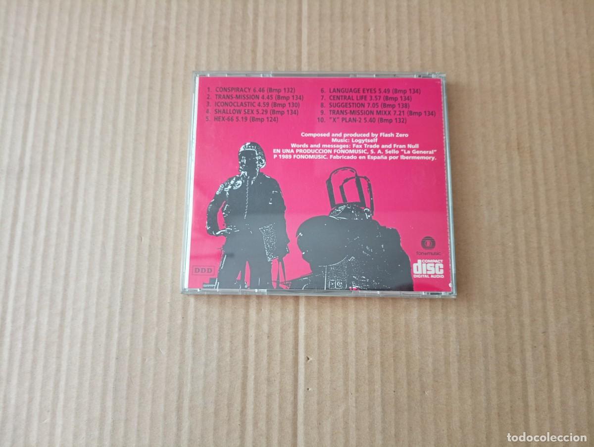 CDs de m&uacute;sica: FLASH ZERO - CONSPIRACY CD 1989 E.B.M - Foto 3