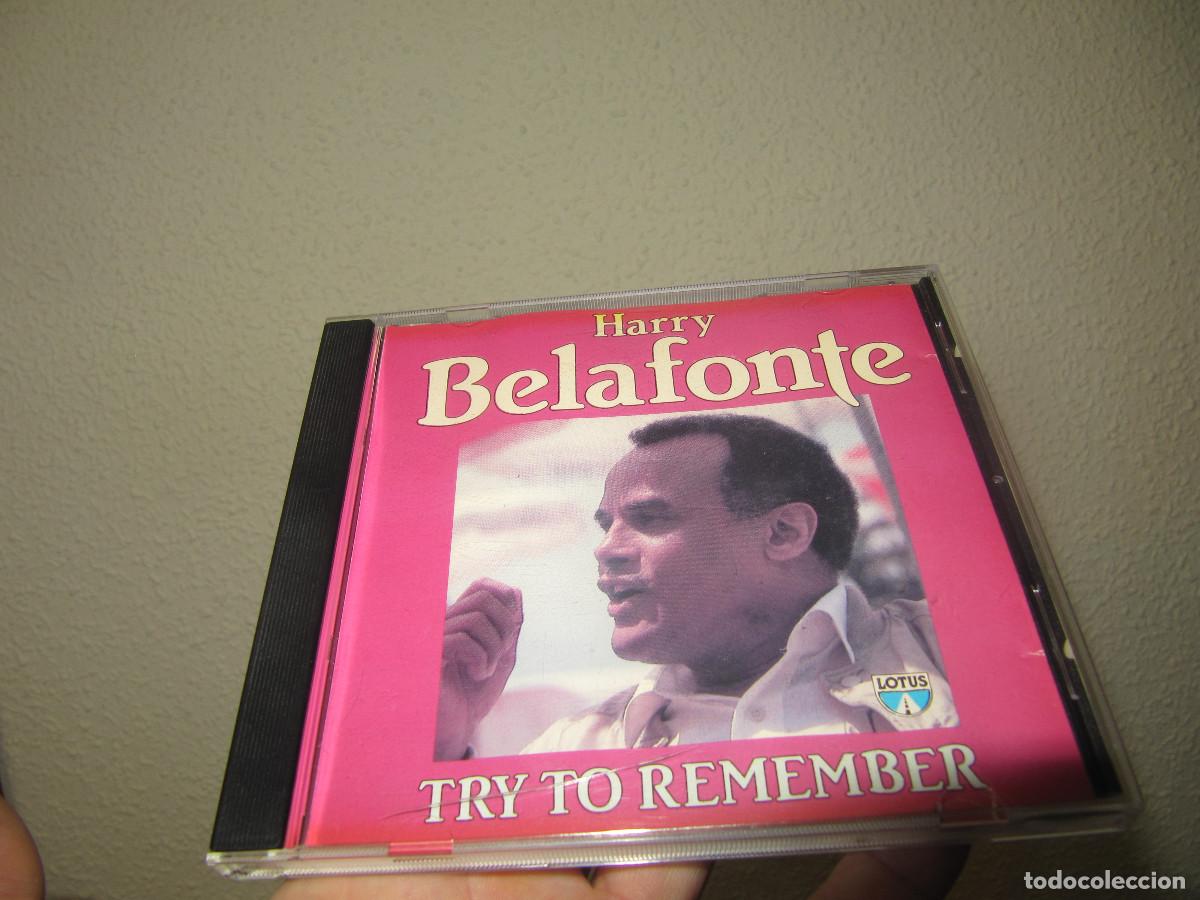 CDs de m&uacute;sica: HARRY BELAFONTE TRY TO REMEMBER - Foto 1