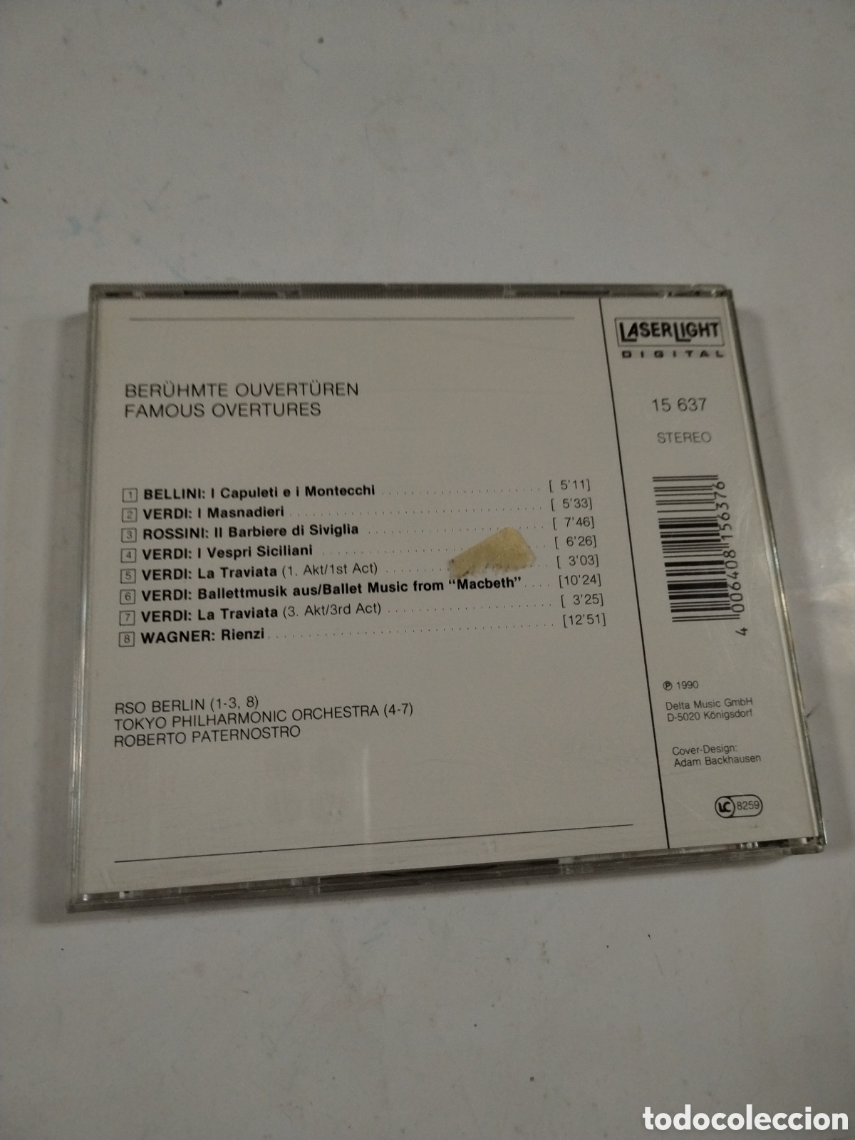 CDs de m&uacute;sica: LES FLEURS. GREAT OVERTURES CD - Foto 2