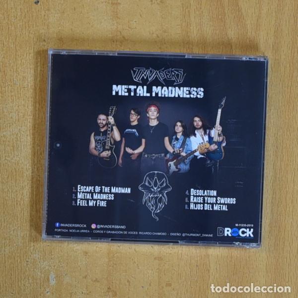 CDs de m&uacute;sica: INVADERS - METAL MADNESS - CD - Foto 2