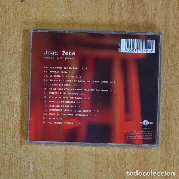 CDs de m&uacute;sica: JOAN TENA - COSAS QUE PASAN - CD - Foto 2