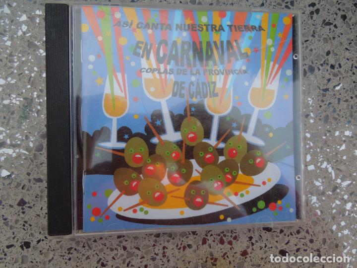 CDs de M&uacute;sica: ASI CANTA NUESTRA TIERRA EN CARNAVAL - COPLAS DE LA PROVINCIA DE CADIZ - CD