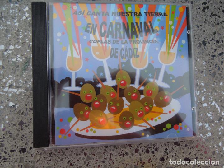 CDs de M&uacute;sica: ASI CANTA NUESTRA TIERRA EN CARNAVAL - LAS COPLAS DE LA PROVINCIA DE CADIZ - CD