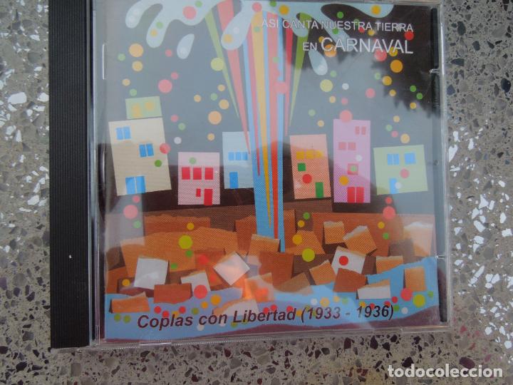 Musik-CDs: ASI CANTA NUESTRA TIERRA EN CARNAVAL - COPLAS DE LIBERTAD - 1933-1936 - CD