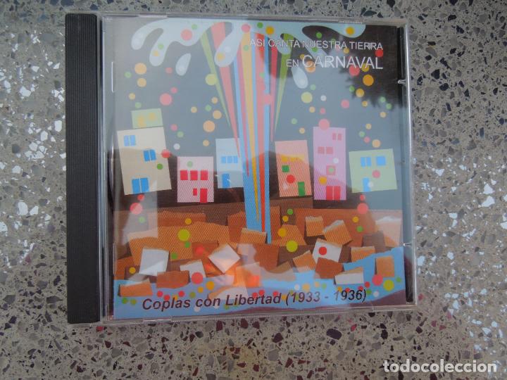 CD de M&uacute;sica: ASI CANTA NUESTRA TIERRA EN CARNAVAL - COPLAS DE LIBERTAD - 1933-1936 - CD