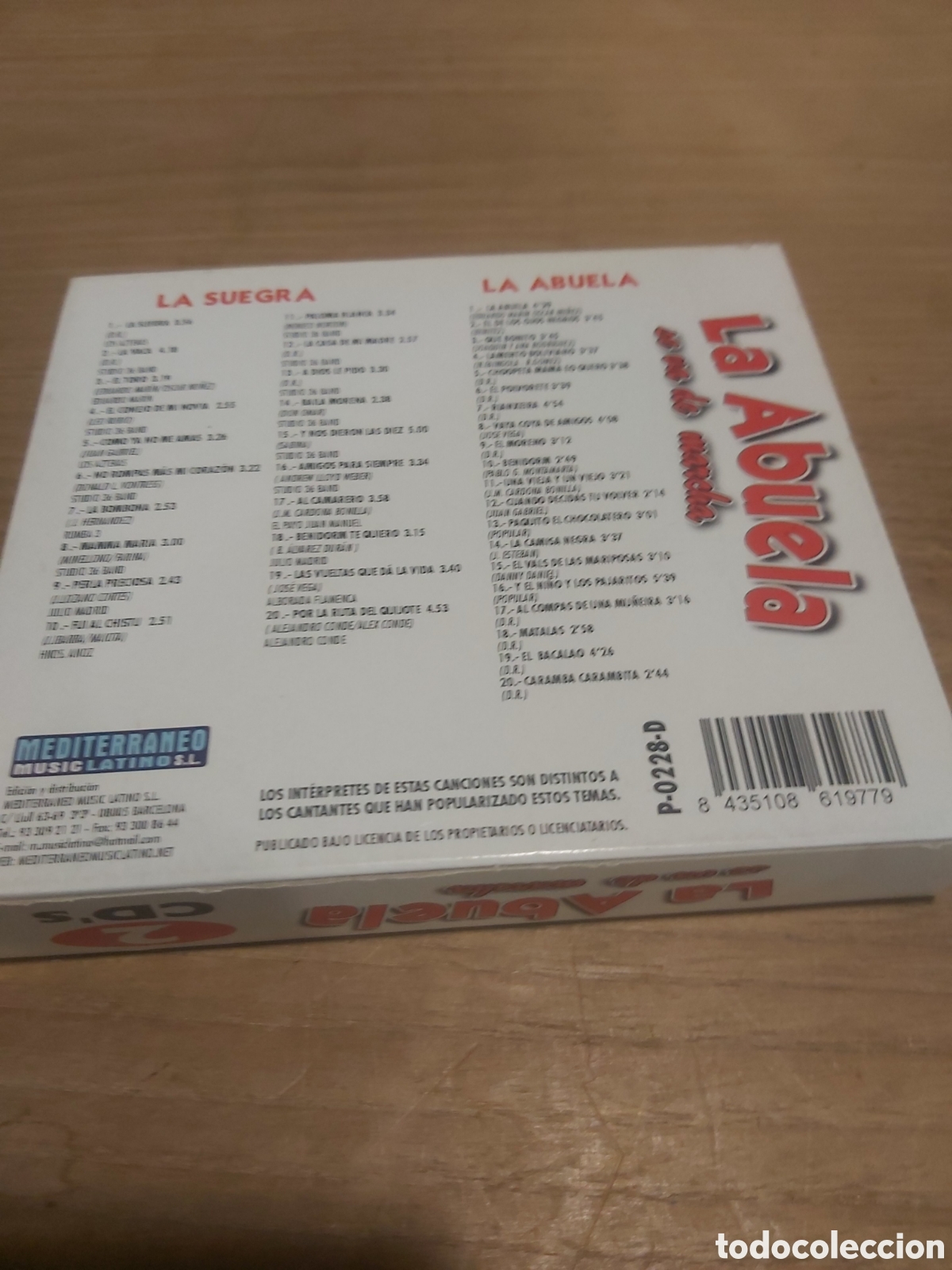 CDs de m&uacute;sica: CDs la abuela se va marcha 40 &eacute;xitos precintado - Foto 2