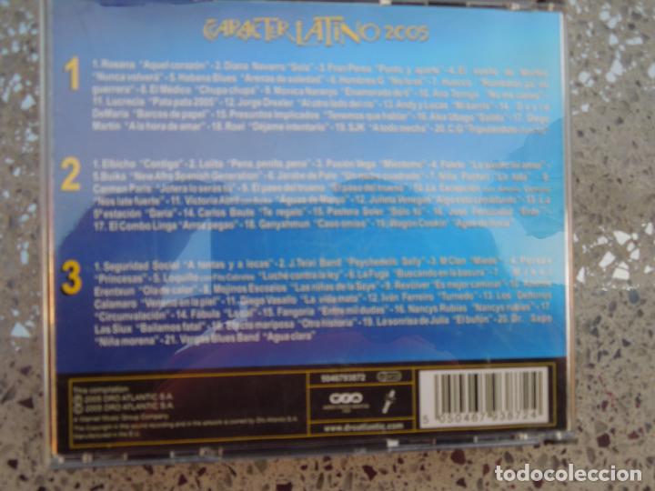 CDs de m&uacute;sica: CARACTER LATINO 2005- 60 GRANDES EXITOS -3 CD.S - Foto 4