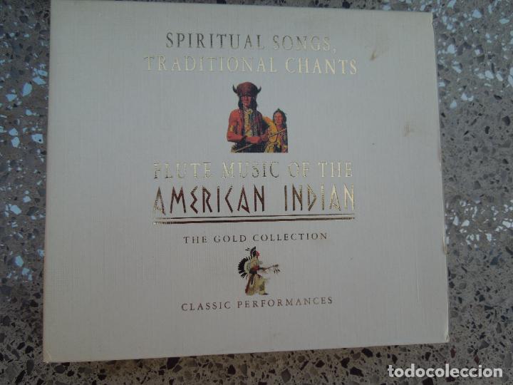 Musik-CDs: FLUTE MUSIC OF THE AMERICAN INDIAN - SPIRITUAL SONGS -TRADITIONAL CHANTS - 2 CD,S