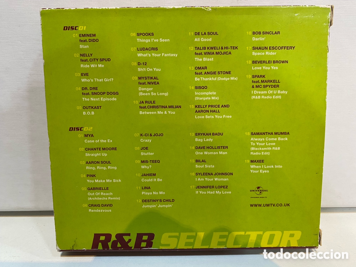 CDs de m&uacute;sica: R&B Selector (2xCD, Comp) - Foto 2