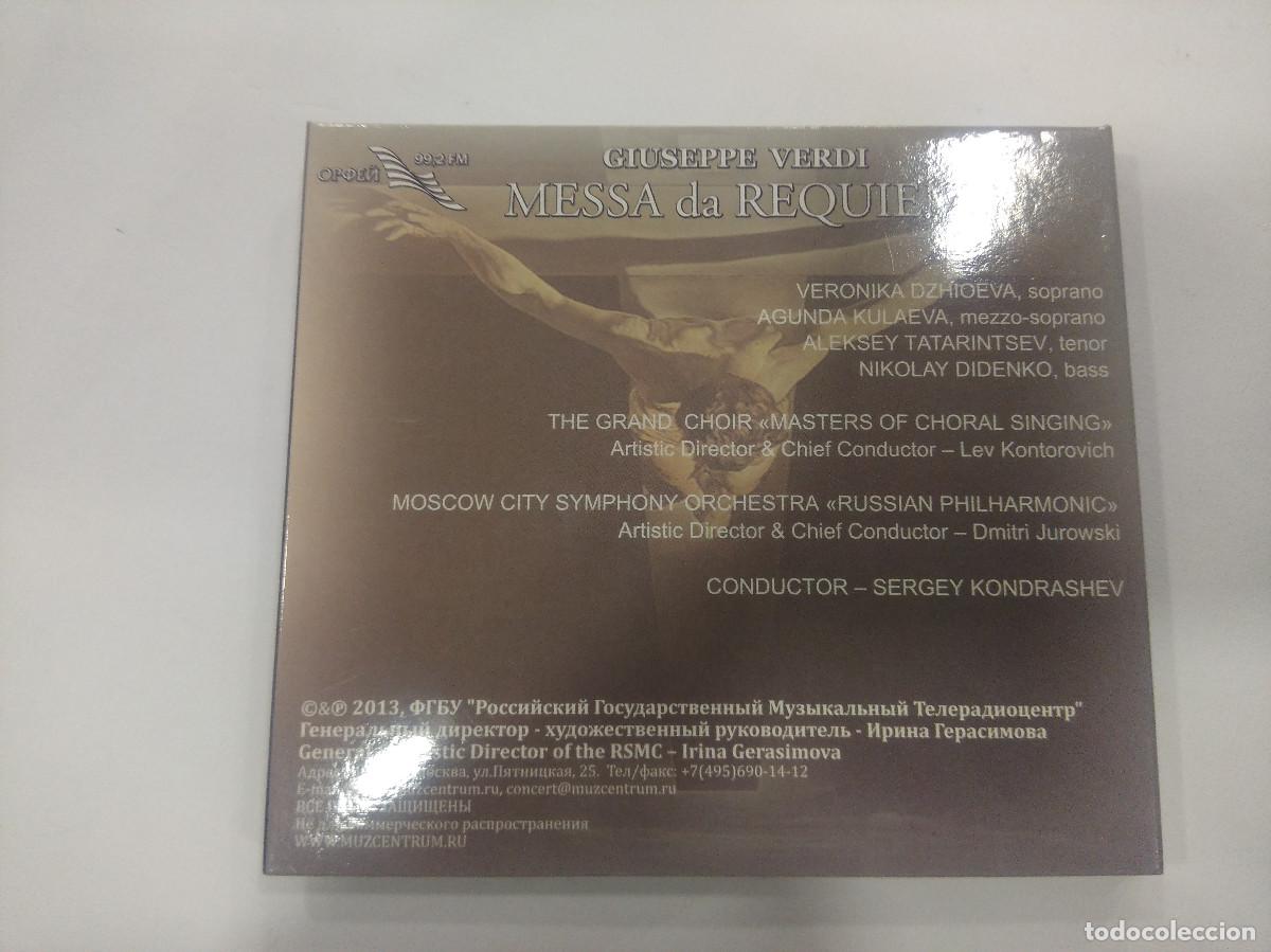 CDs de m&uacute;sica: GIUSEPPE VERDI/MESSA DA REQUIEM/CD DOBLE DIGIPACK. - Foto 4