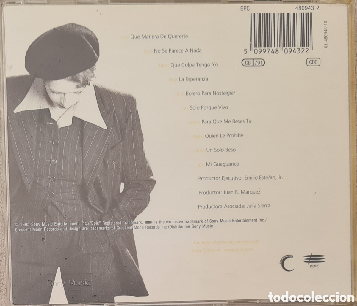 CDs de m&uacute;sica: CD - ALBITA - NO SE PARECE A NADA - 1995 - Foto 2