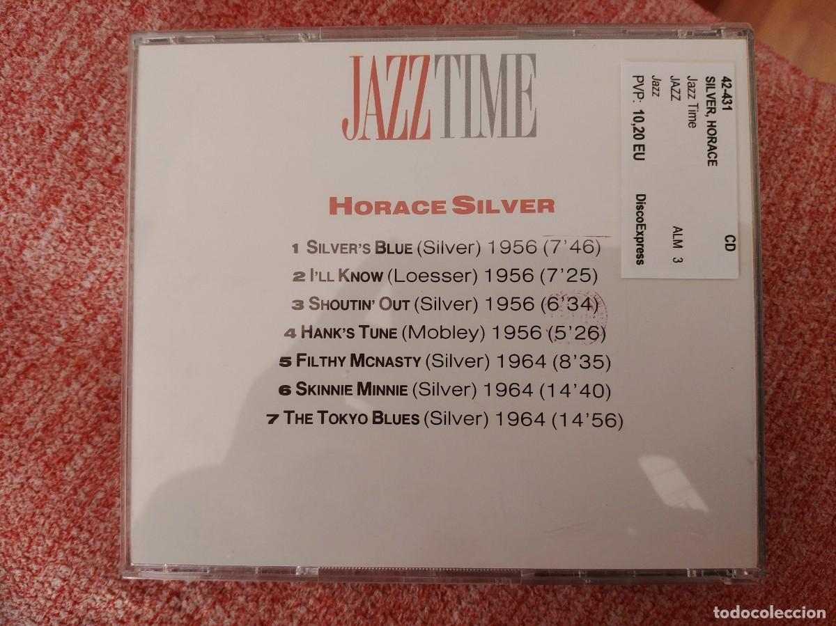 CDs de m&uacute;sica: HORACCE SILVER-CD JAZZTIME - Foto 3