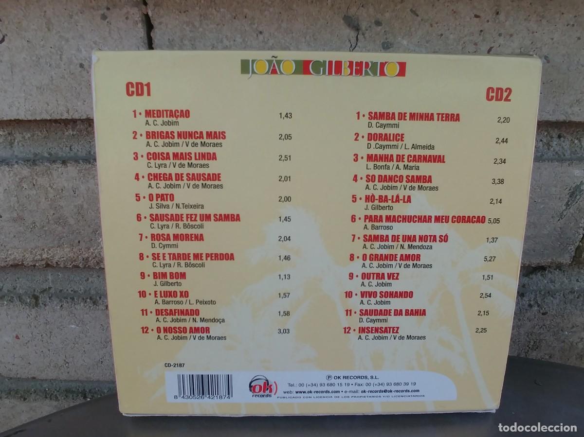 CDs de m&uacute;sica: JOAO GILBERTO-CD DOBLE - Foto 3