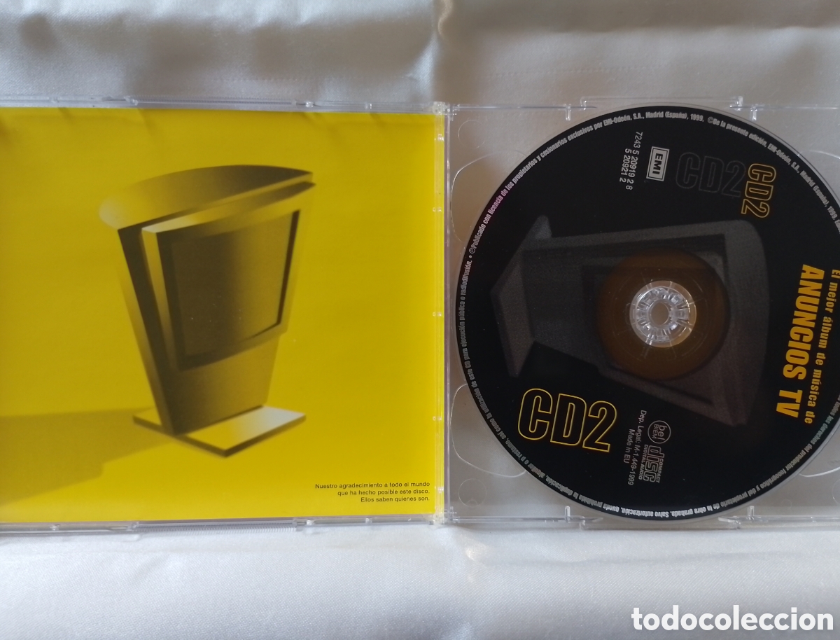 CDs de m&uacute;sica: 2 CD. ANUNCIOS TV. - Foto 2