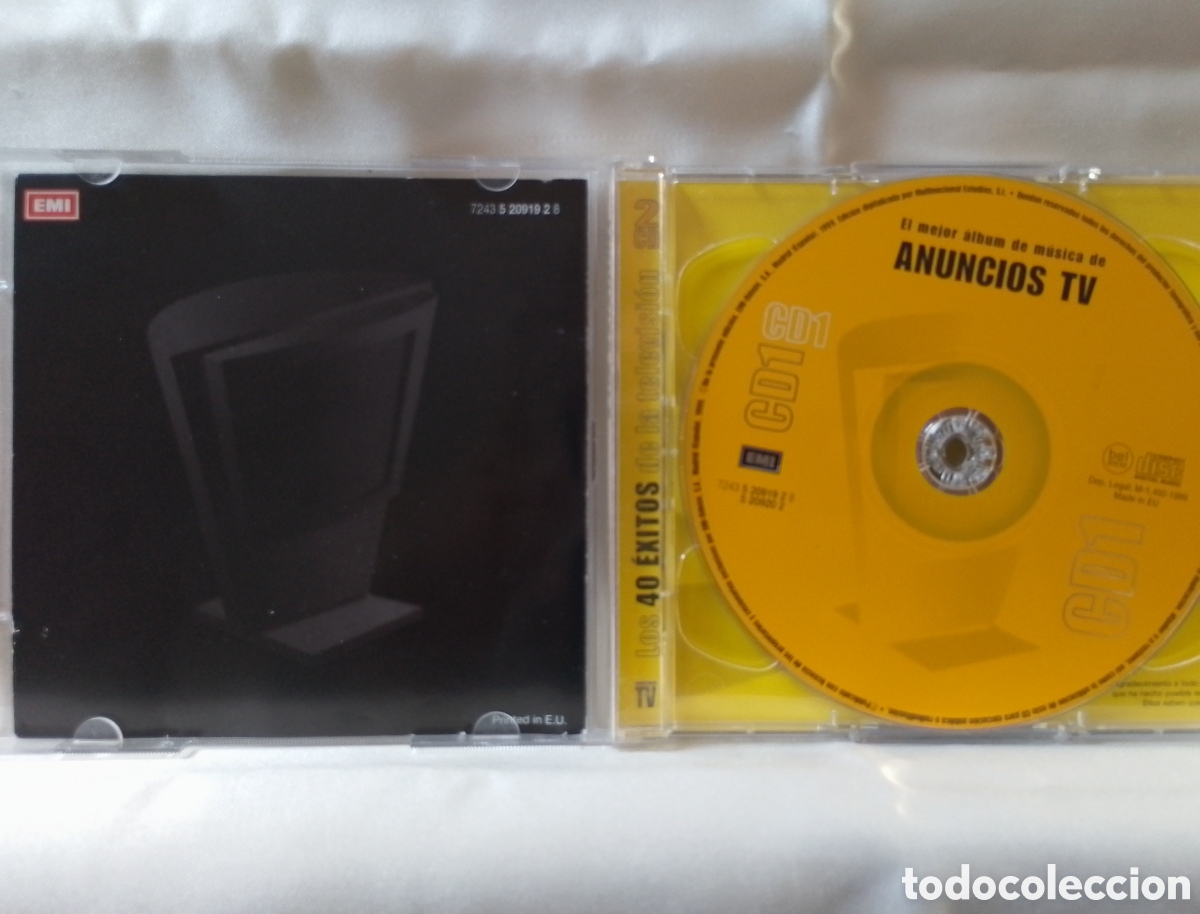 CDs de m&uacute;sica: 2 CD. ANUNCIOS TV. - Foto 3