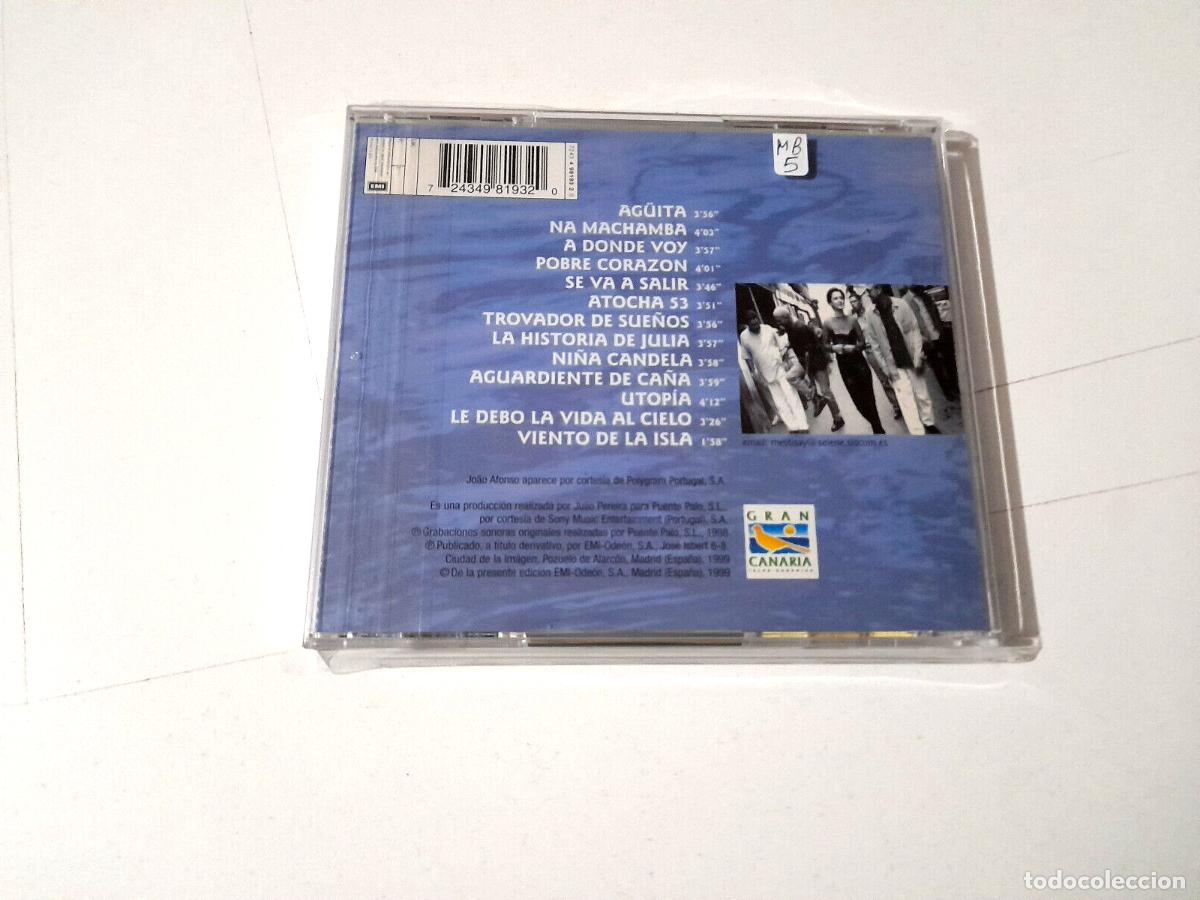 CDs de m&uacute;sica: MESTISAY &rdquo;VIENTO DE LA ISLA&rdquo; CD 13 TRACKS - Foto 2