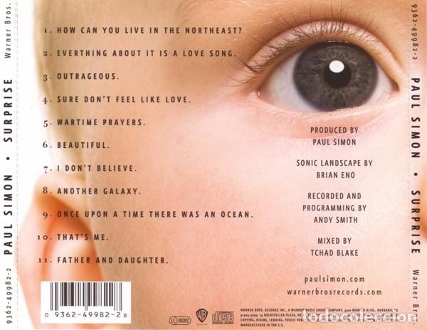 CDs de m&uacute;sica: Paul Simon &ndash; Surprise - Foto 2