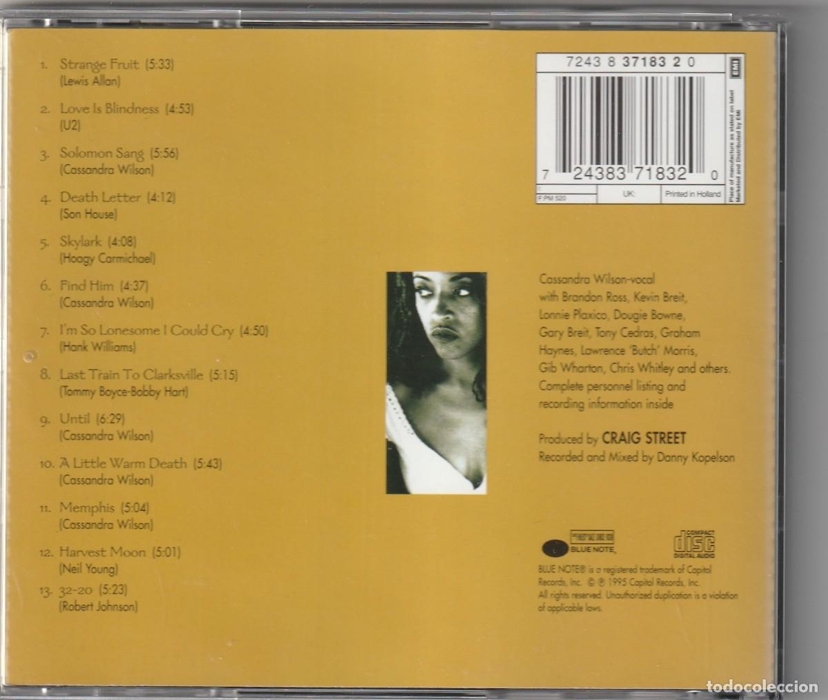 CDs de m&uacute;sica: CASSANDRA WILSON - NEW MOON DOUGHTER (CD BLUE NOTE 1995) - Foto 2