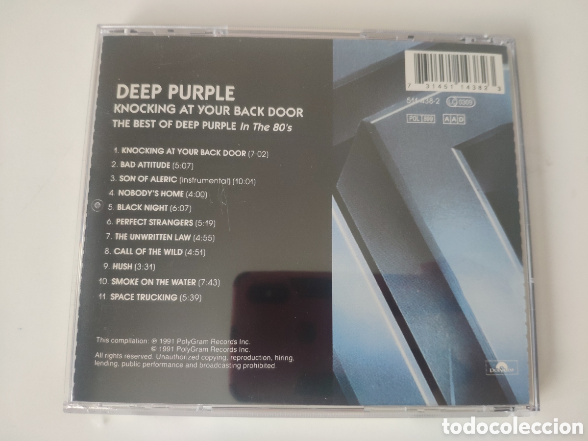 Deep Purple KNOCKING AT YOUR BACK DOOR-THE CD