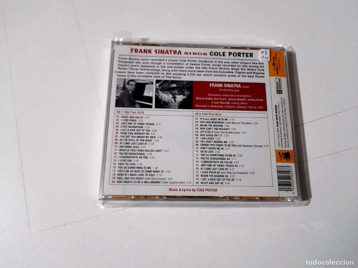 CDs de m&uacute;sica: FRANK SINATRA &rdquo;SINGS COLE PORTER&rdquo; 2CD 40 TRACKS CD - Foto 2