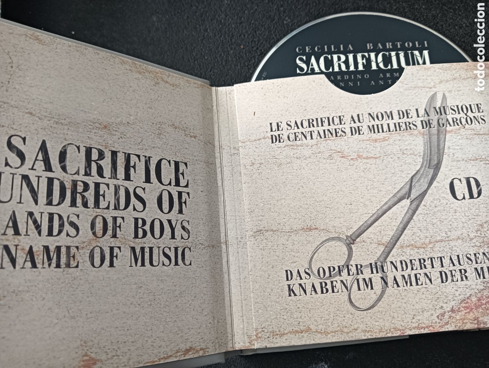 CDs de m&uacute;sica: Sacrificium - Cecilia Bartoli - Libro y Doble CD -Edici&oacute;n limitada - 2009 - Foto 2