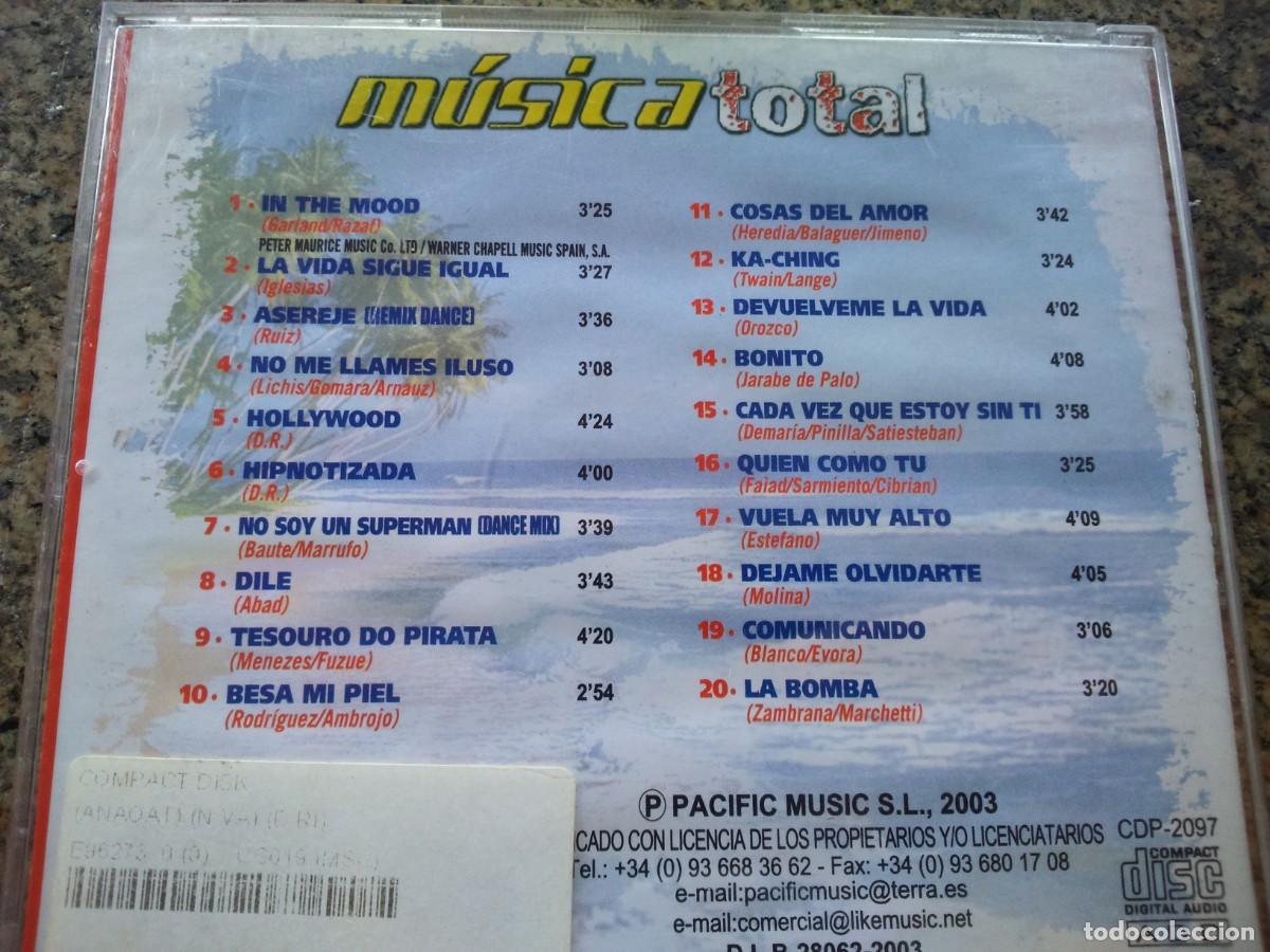 CDs de m&uacute;sica: CD -- MUSICA TOTAL -- - Foto 2