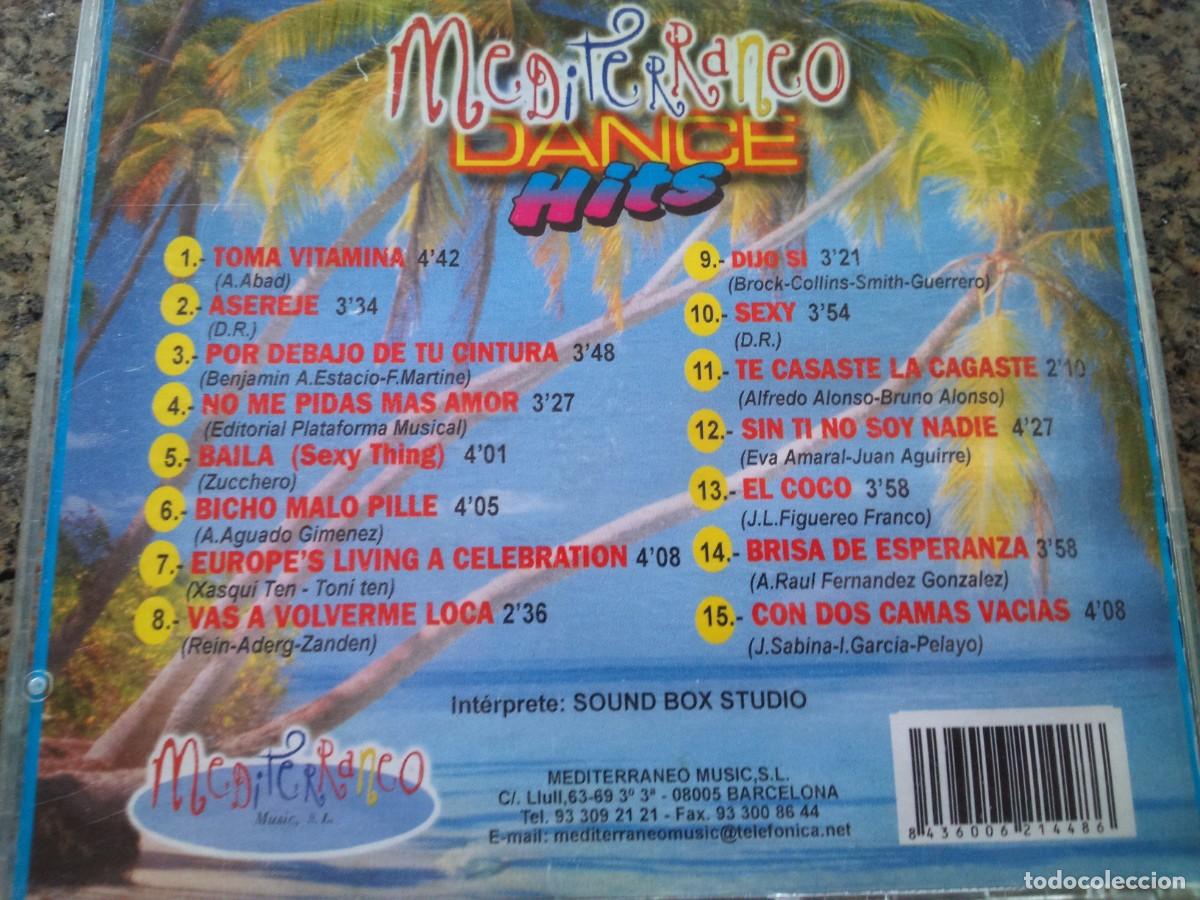 CDs de m&uacute;sica: CD -- MEDITERRANEO DANCE HITS -- - Foto 2