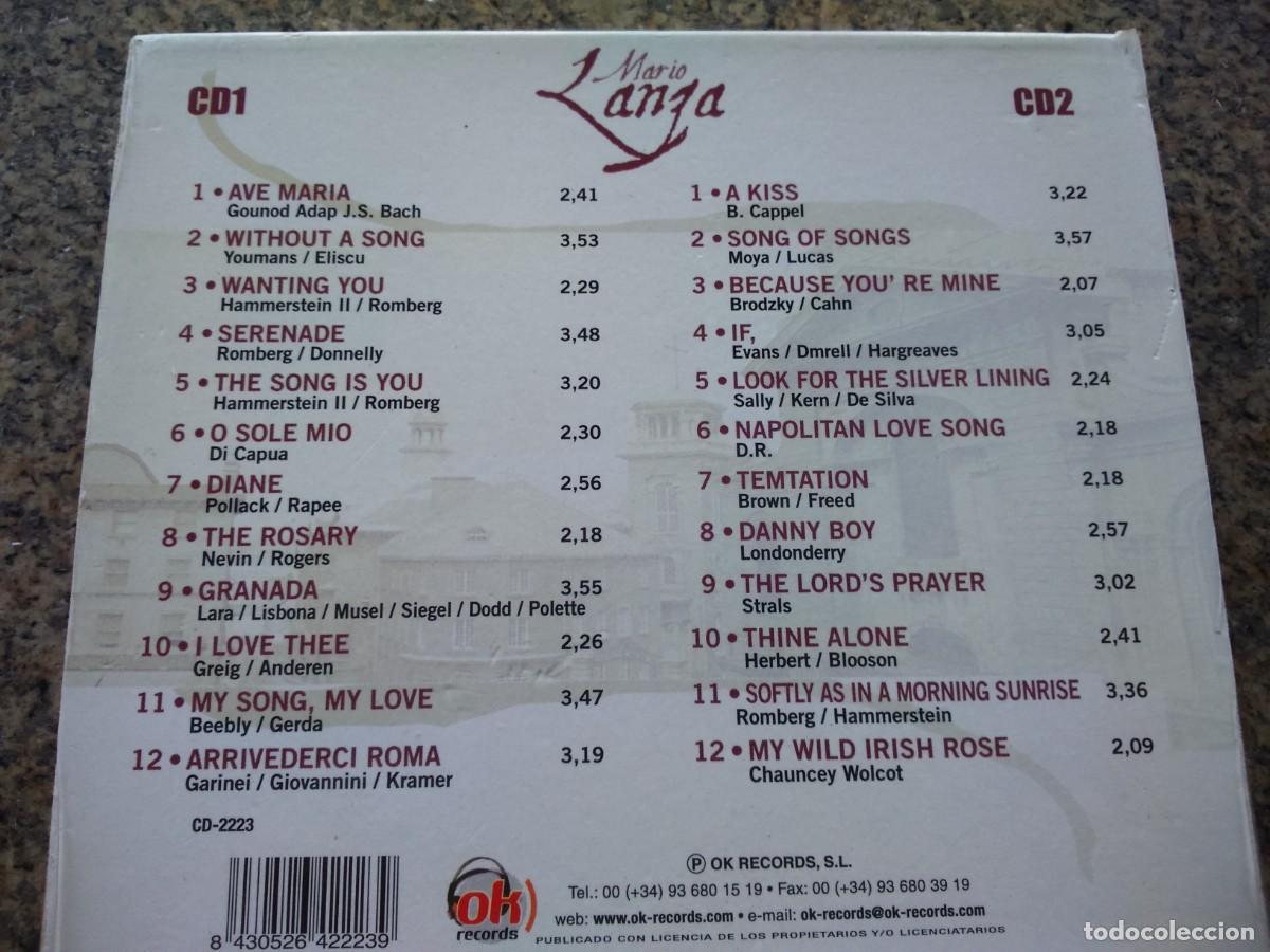 CDs de m&uacute;sica: 2 CDS -- MARIO LANZA -- - Foto 2
