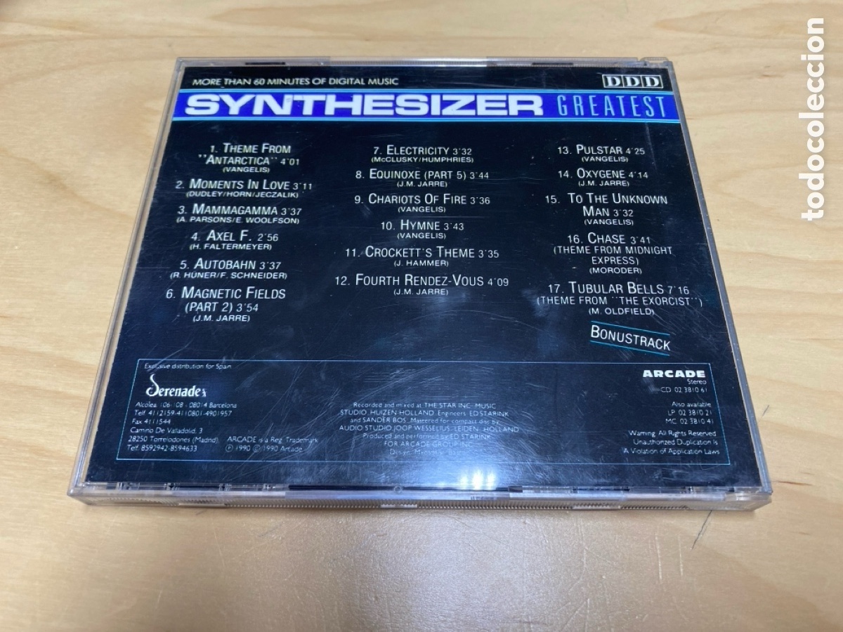 CDs de m&uacute;sica: Synthesizer Greatest - Foto 2