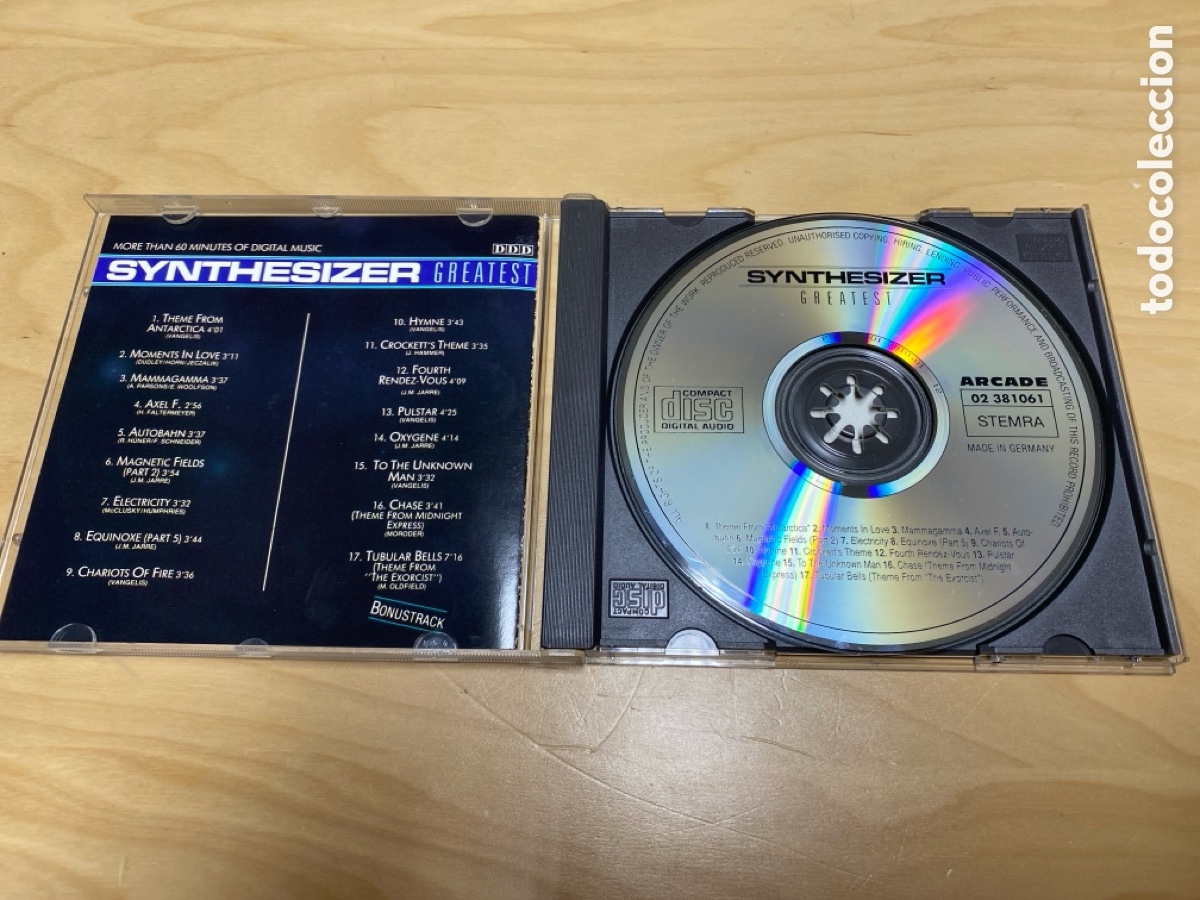 CDs de m&uacute;sica: Synthesizer Greatest - Foto 3