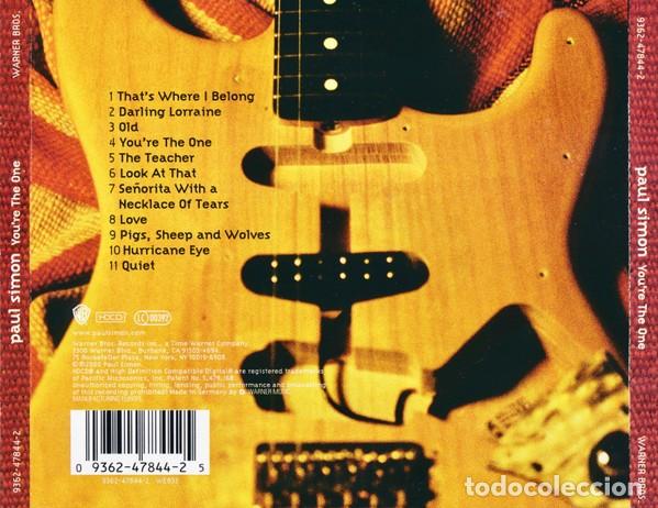 CDs de m&uacute;sica: Paul Simon &ndash; Youre The One - Foto 2