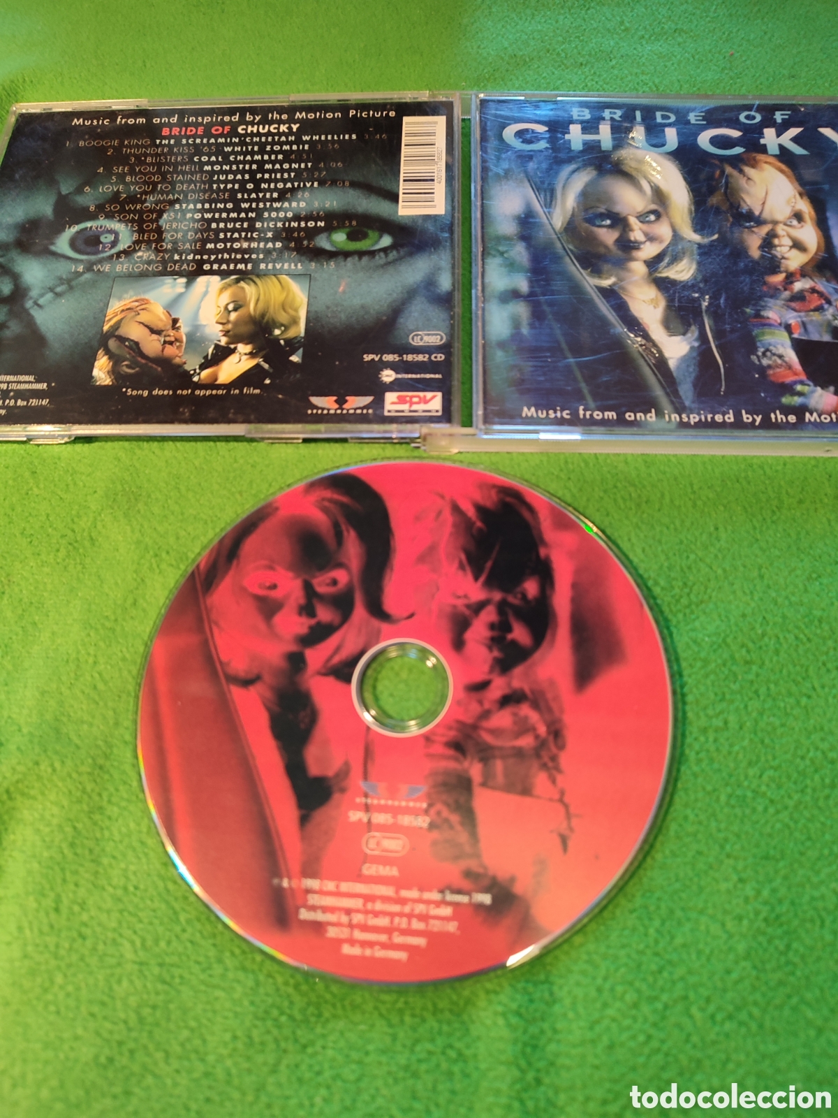 CDs de m&uacute;sica: BSO La novia de Chucky - Varios - Foto 2