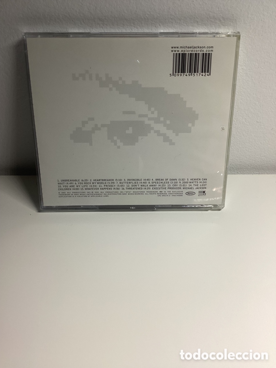 CDs de m&uacute;sica: Michael Jackson- Invencible - Cd 2001 - Foto 2