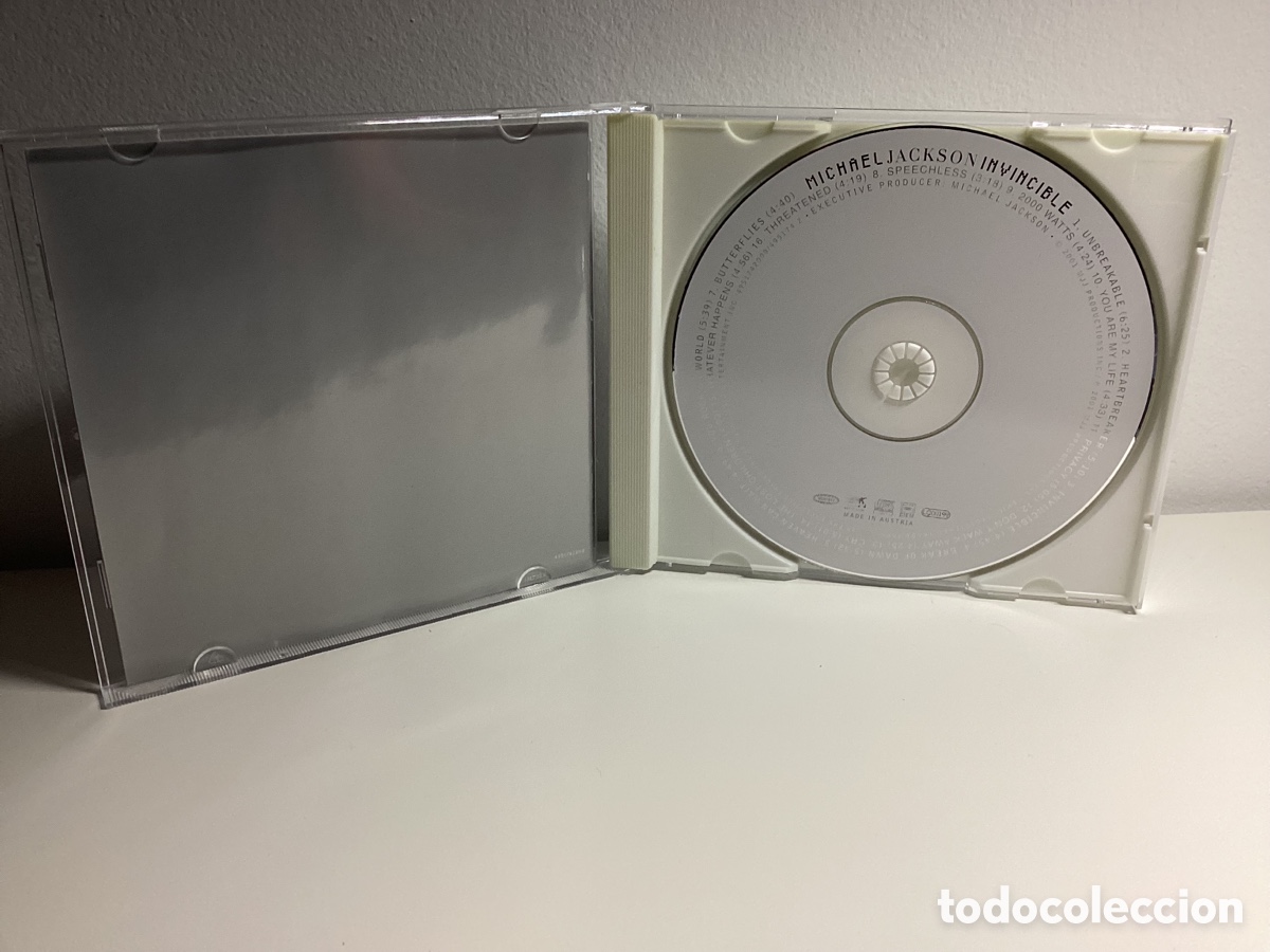 CDs de m&uacute;sica: Michael Jackson- Invencible - Cd 2001 - Foto 3